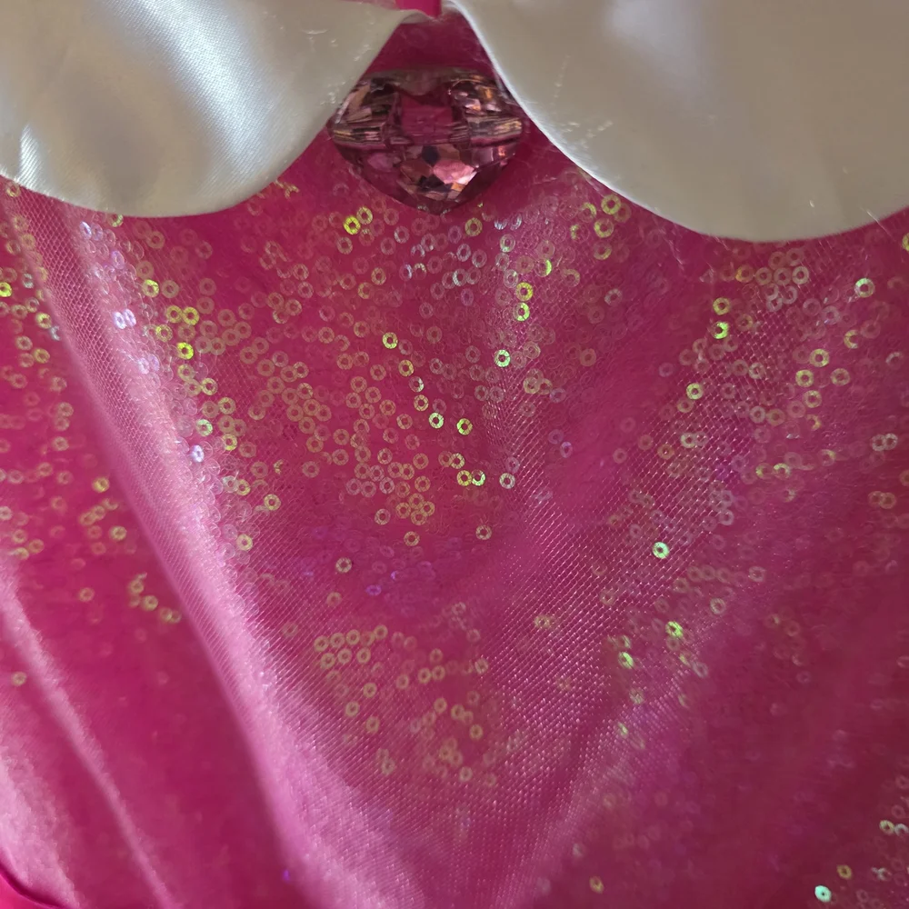 Disney Disguise Junior Minnie Mouse Costume Child Size 7/8 Pink and White New - Picture 4 of 5